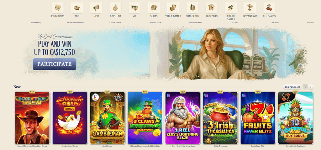 VipLuck casino review | onlinecasinolabs.com
