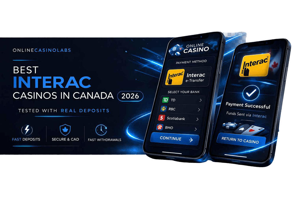 Interac casinos in-depth guide | onlinecasinolabs.com